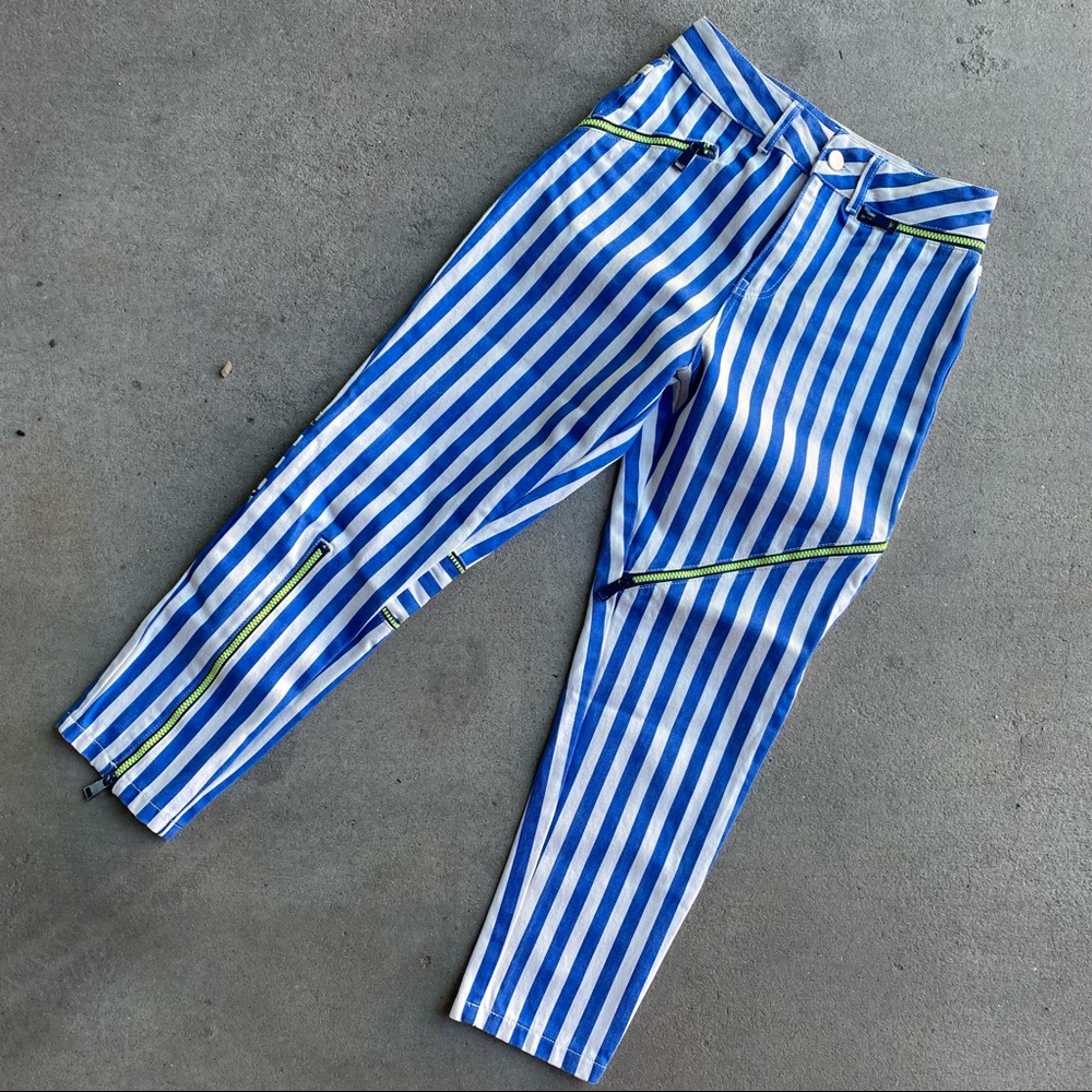 ASOS Striped Mom Fit Jeans